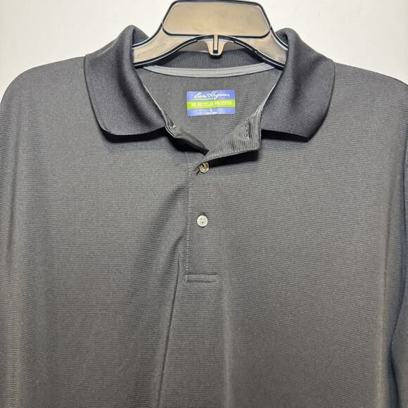 Ben Hogan Power Air Performance Men's Polo Golf Shirt Ribbed Black Size XL - Picture 2 of 5